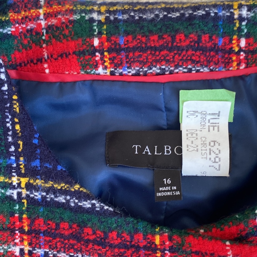Talbots Plaid Jacket - Picture 4 of 5